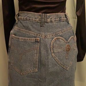 - Vintage Moschino Jean Skirt -